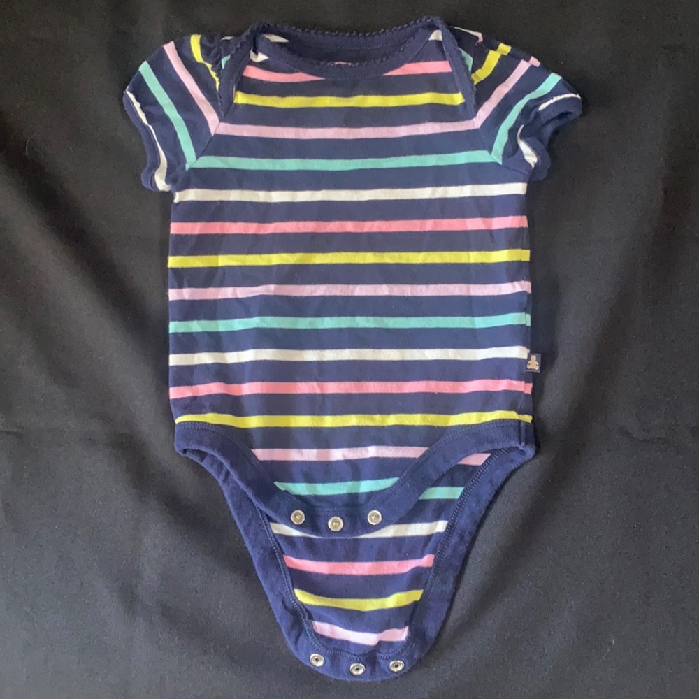 Baby Gap striped onesie 3-6 months